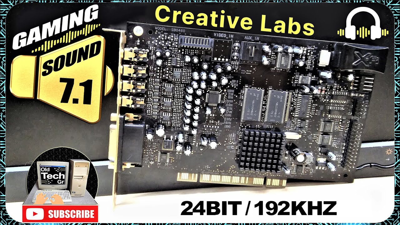 Creative Soundblaster X-Fi XtremeGamer Fatality Pro SB0460 PCI Sound Card 24bit