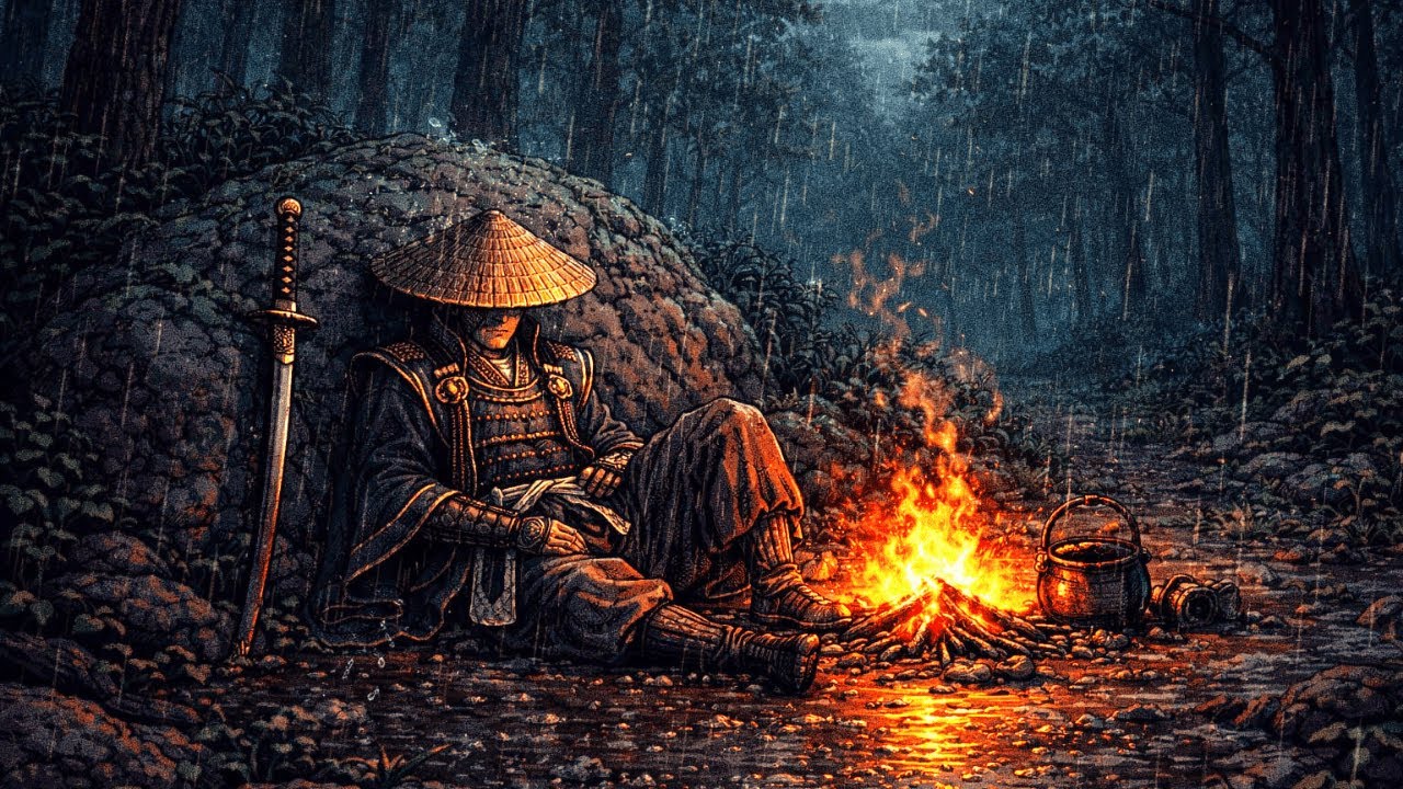 Rest by the Fire | Calm Night Ambience for Sleep and Peace