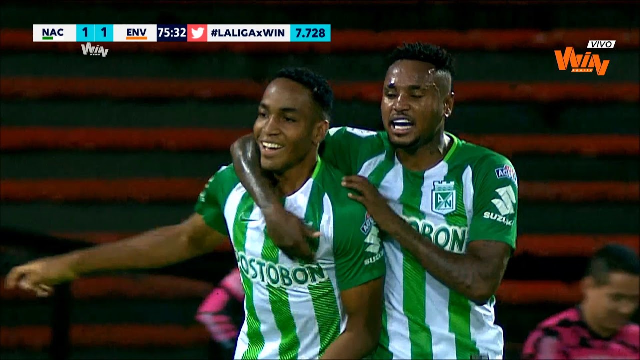 Nacional vs Envigado (3-1) | Liga Aguila 2018-II - Fecha 10