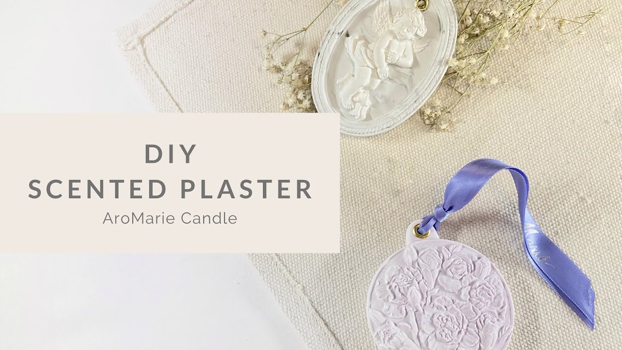 DIY SCENTED PLASTER | DIY 石膏擴香掛飾教學