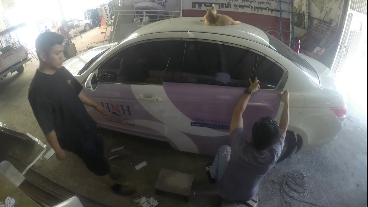 hayat car sticker installation timelapse | utoi kexu