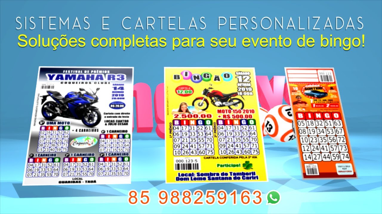 GERADOR DE CARTELA BINGOSYS (85) 98825.9163 zap