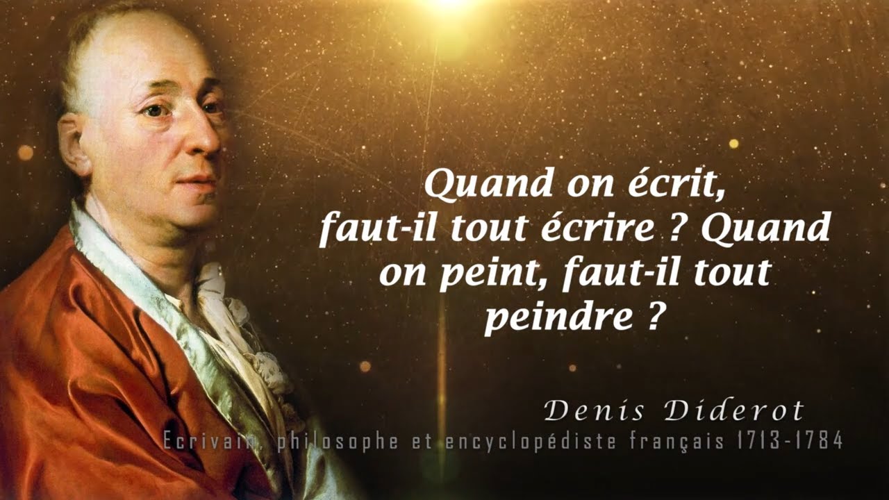 ⭐️LES MEILLEURES CITATIONS DE DENIS DIDEROT