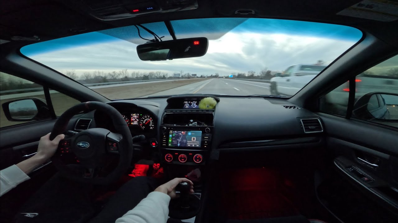 2021 Subaru WRX STI POV (with Exhaust MIC) - RAW Action ONLY! - 4K