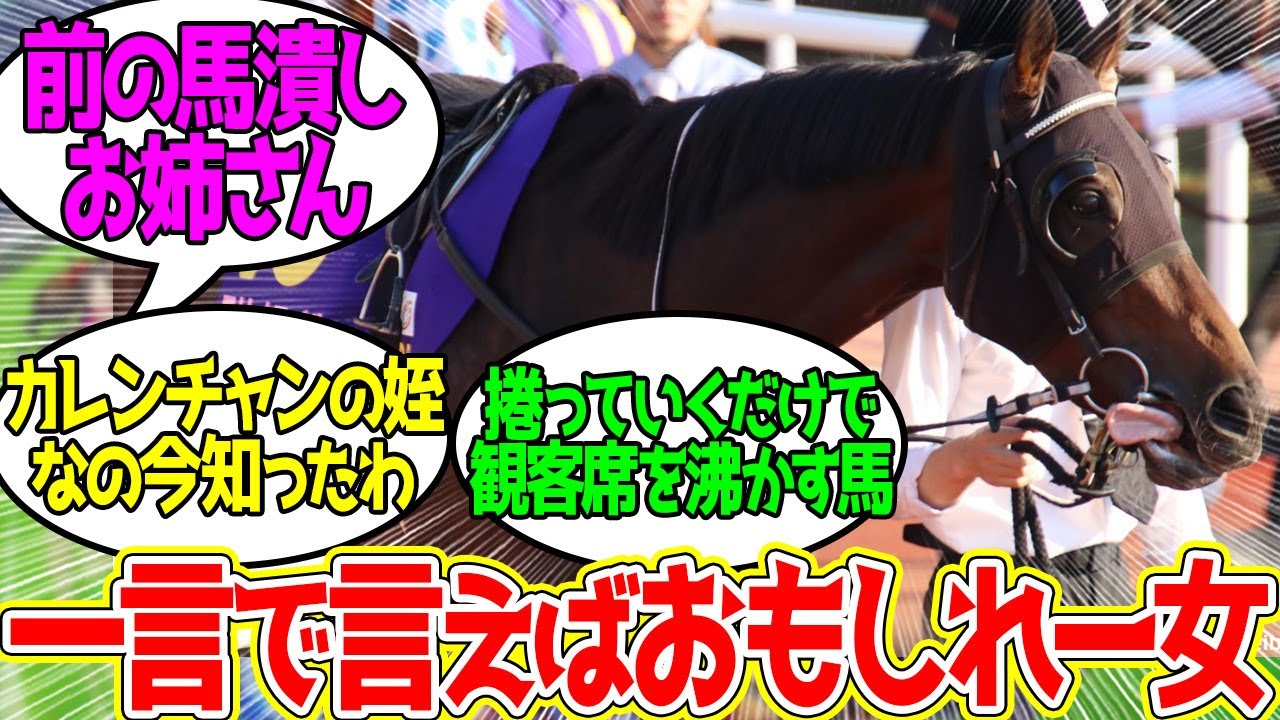 テリオスベル ← 逃げなきゃダメなのに出足がウシュバテソーロよりひでえ女に対するみんなの反応！【競馬 の反応集】