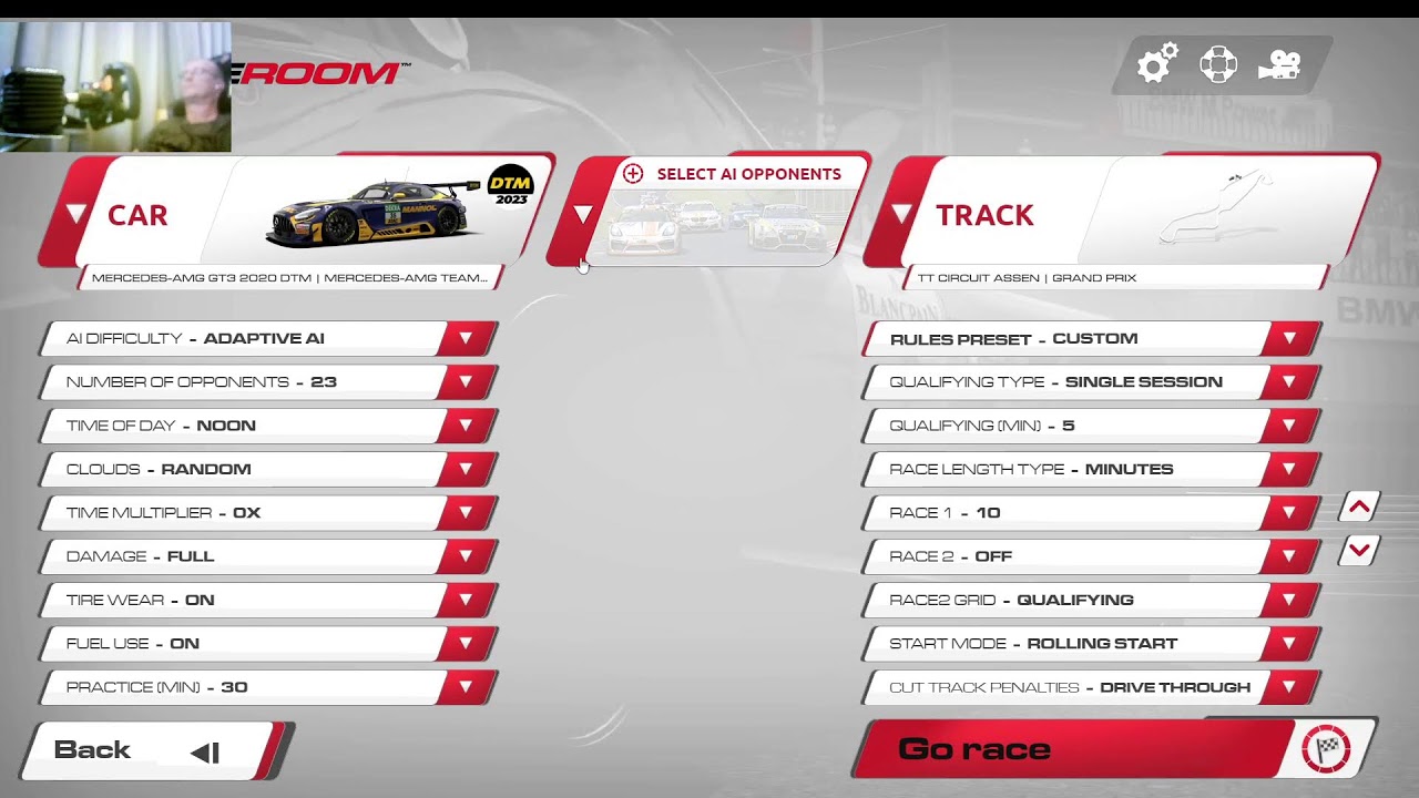 RaceRoom 1st time @Circuit Assen DTM 2023