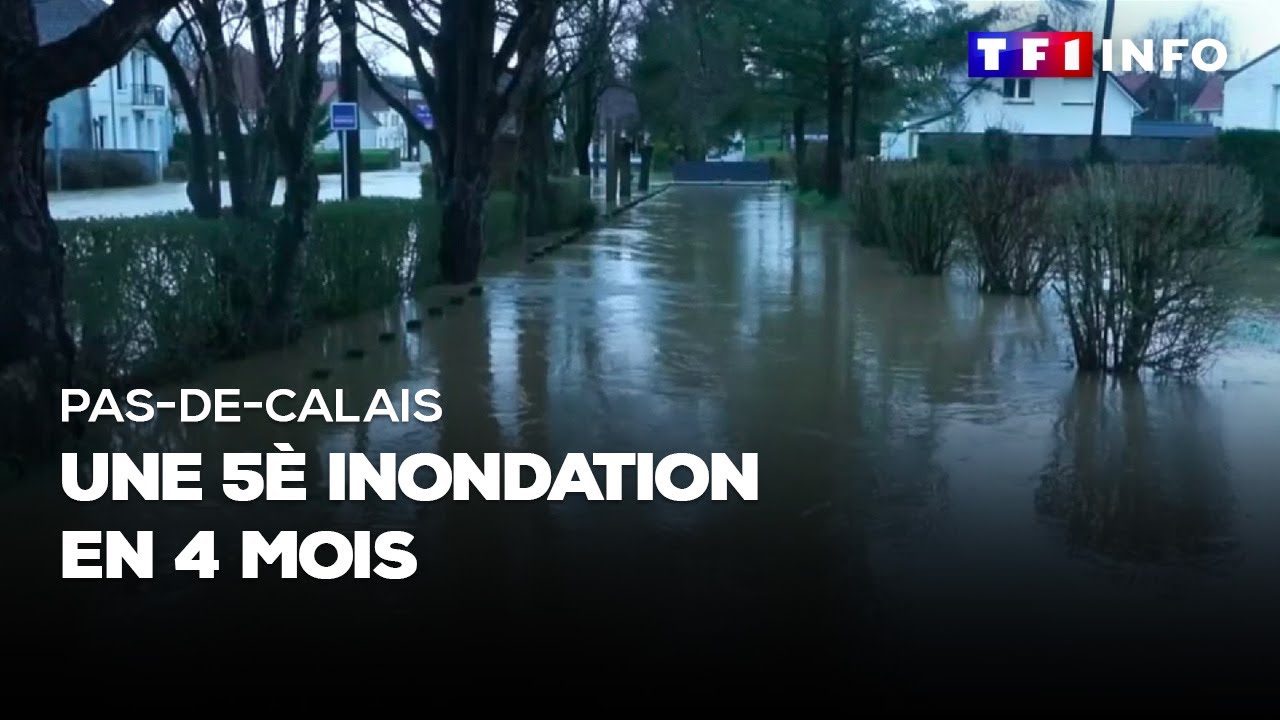 Pas-de-Calais : une cinquième inondation en 4 mois