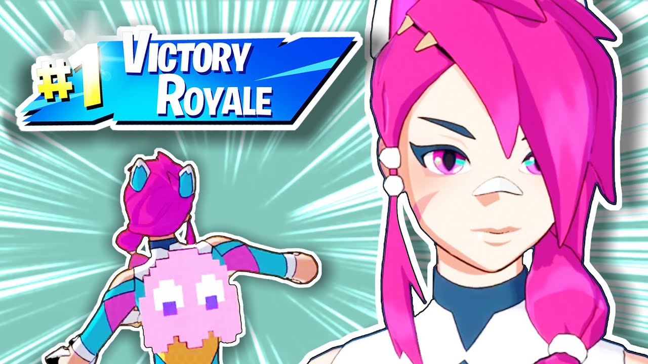Erisa + Pac-Man Pinky Win (PS5 Fortnite Gameplay)