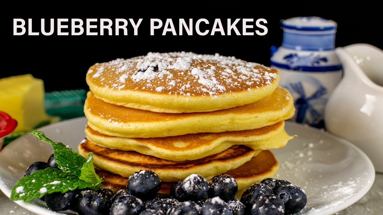 The Ultimate Blueberry Pancakes Recipe (From Scratch!)