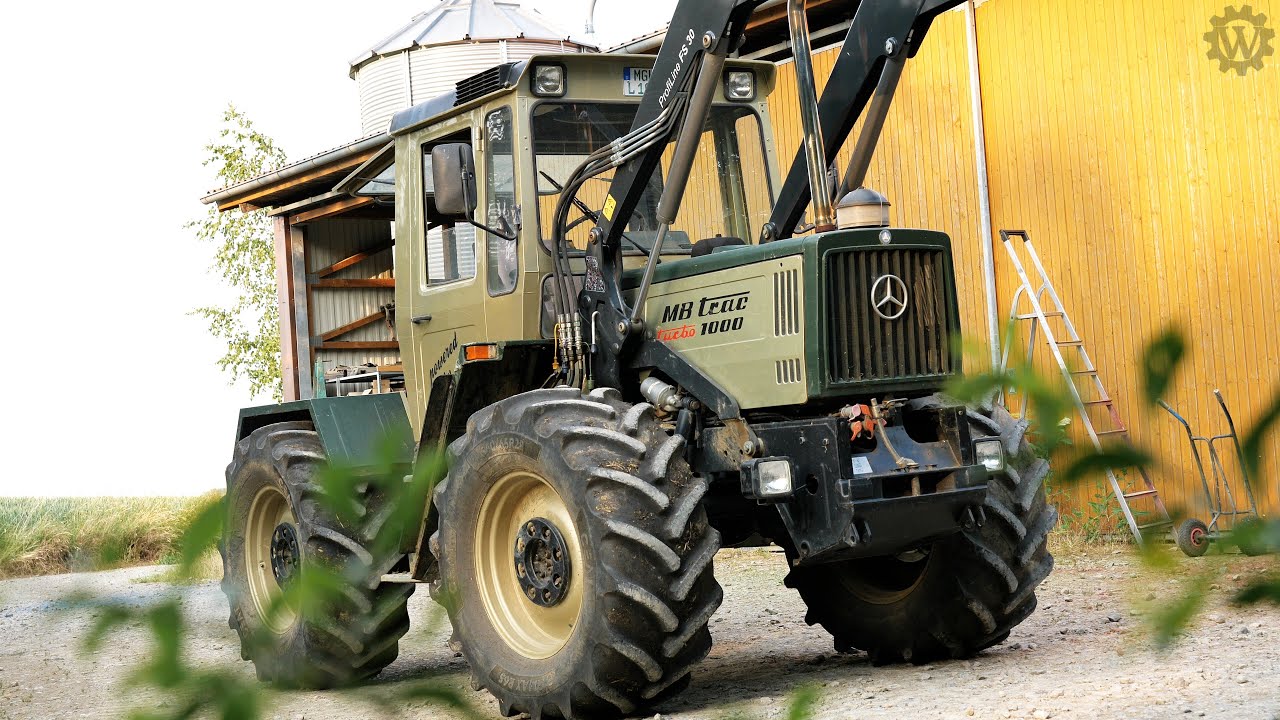 MB-trac 1000 Silberdistel Vorstellung und Fahren mit Sound!