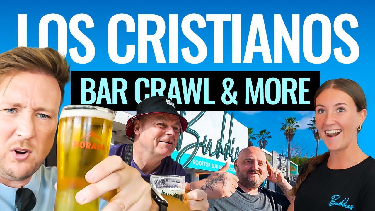 What are the Bars like in LOS CRISTIANOS Tenerife? & British food from Harriet's