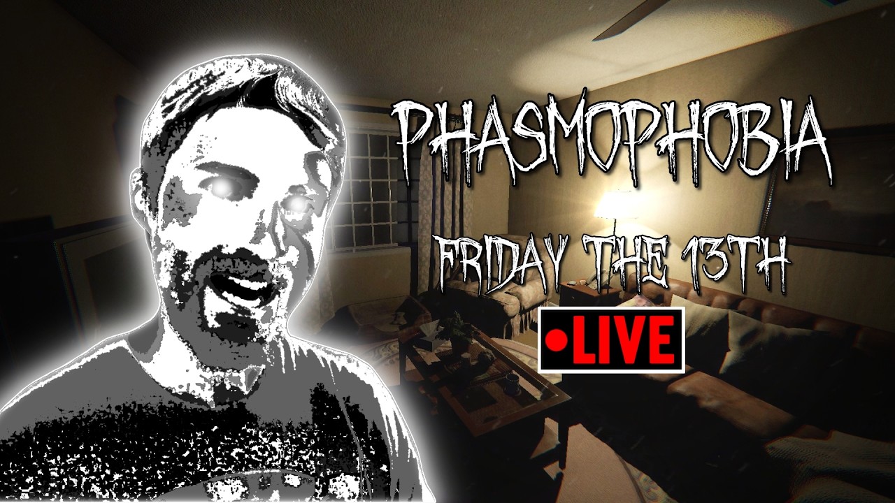ANOTHER FRIDAY NIGHTMARE! || Phasmophobia (Friday The 13th) [LIVE]