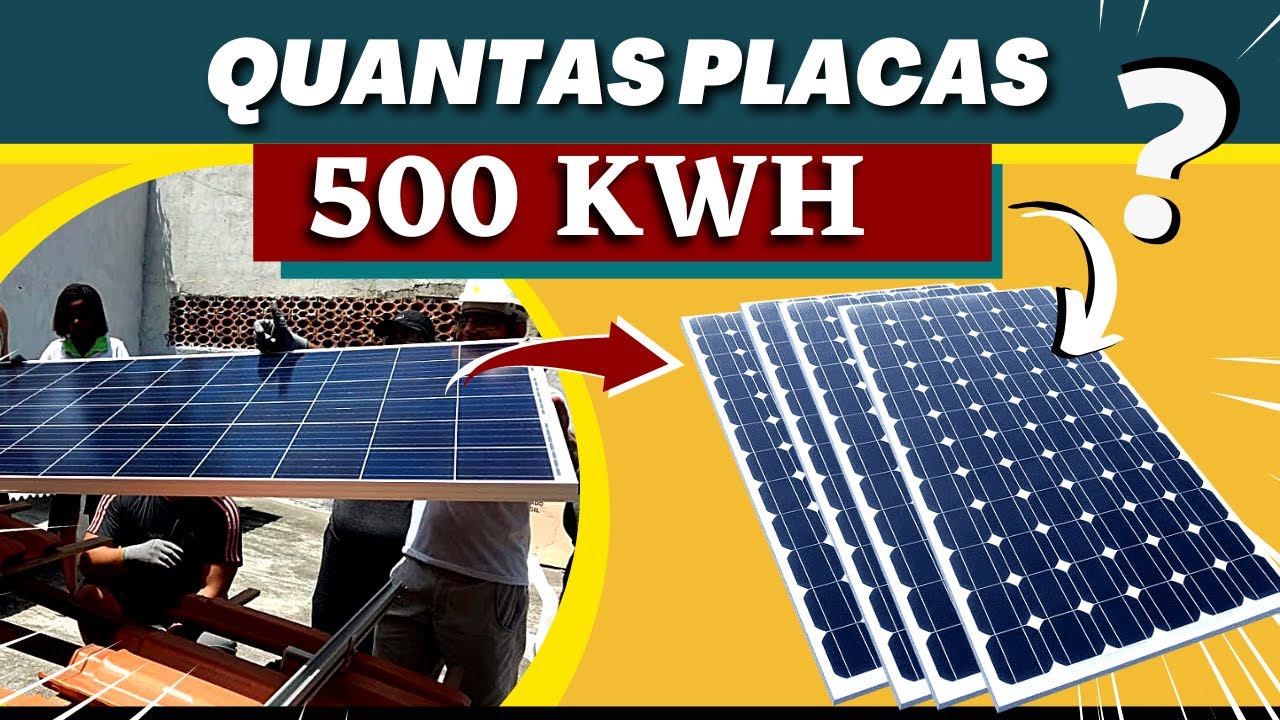 [Aulão] Quantas PLACAS SOLAR para Gerar 500kWh?  Qual Inversor Usar? E Quanto Vai Custar em 2023?