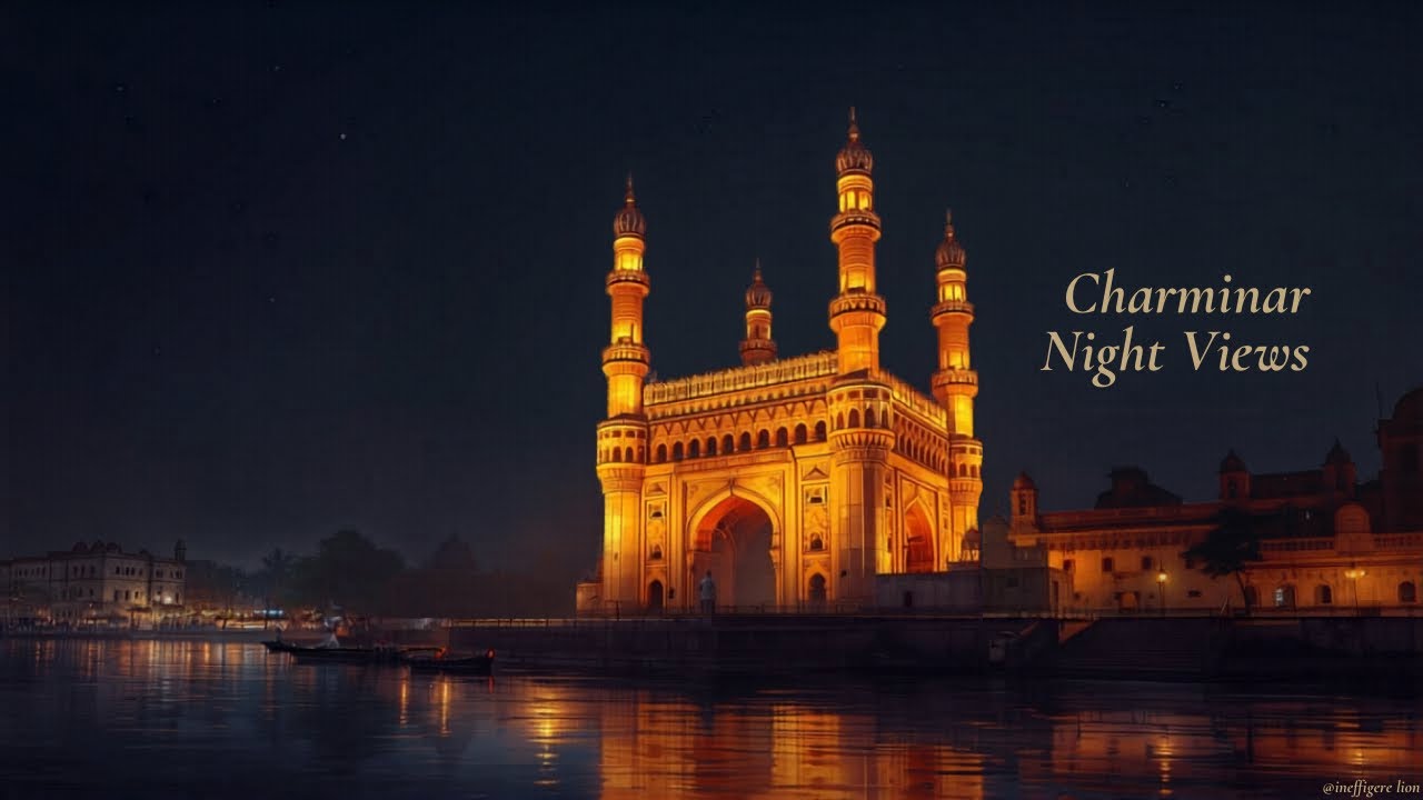 Charminar Hyderabad night views😱😱