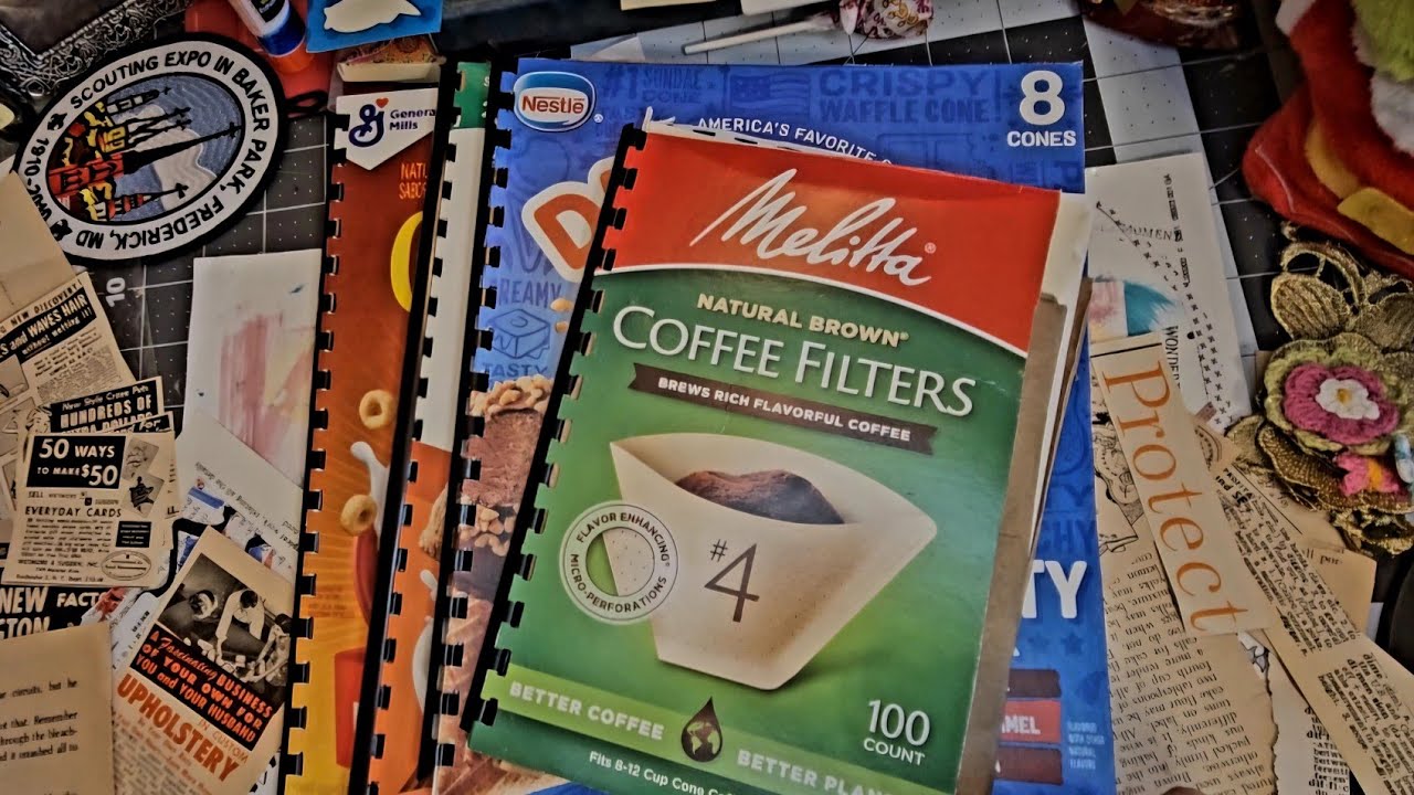 Can you make a Trashy Junk Journal from a comb binder?