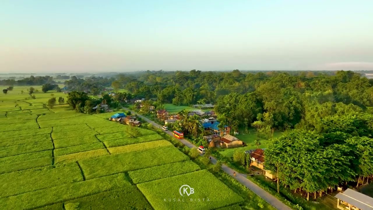 PRAKASHPUR - 4K | Scenic Relaxation Film With  | NEPAL