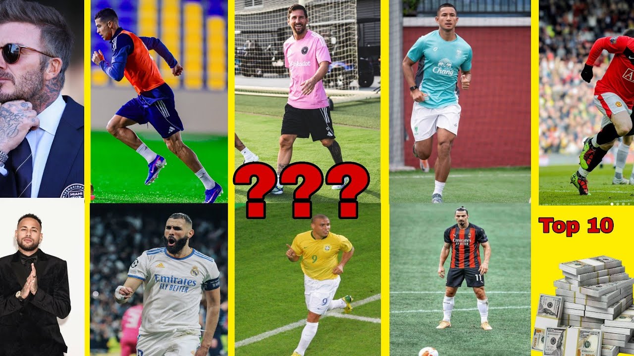 Top 10 Richest Football Players 2026 Comparison Data.