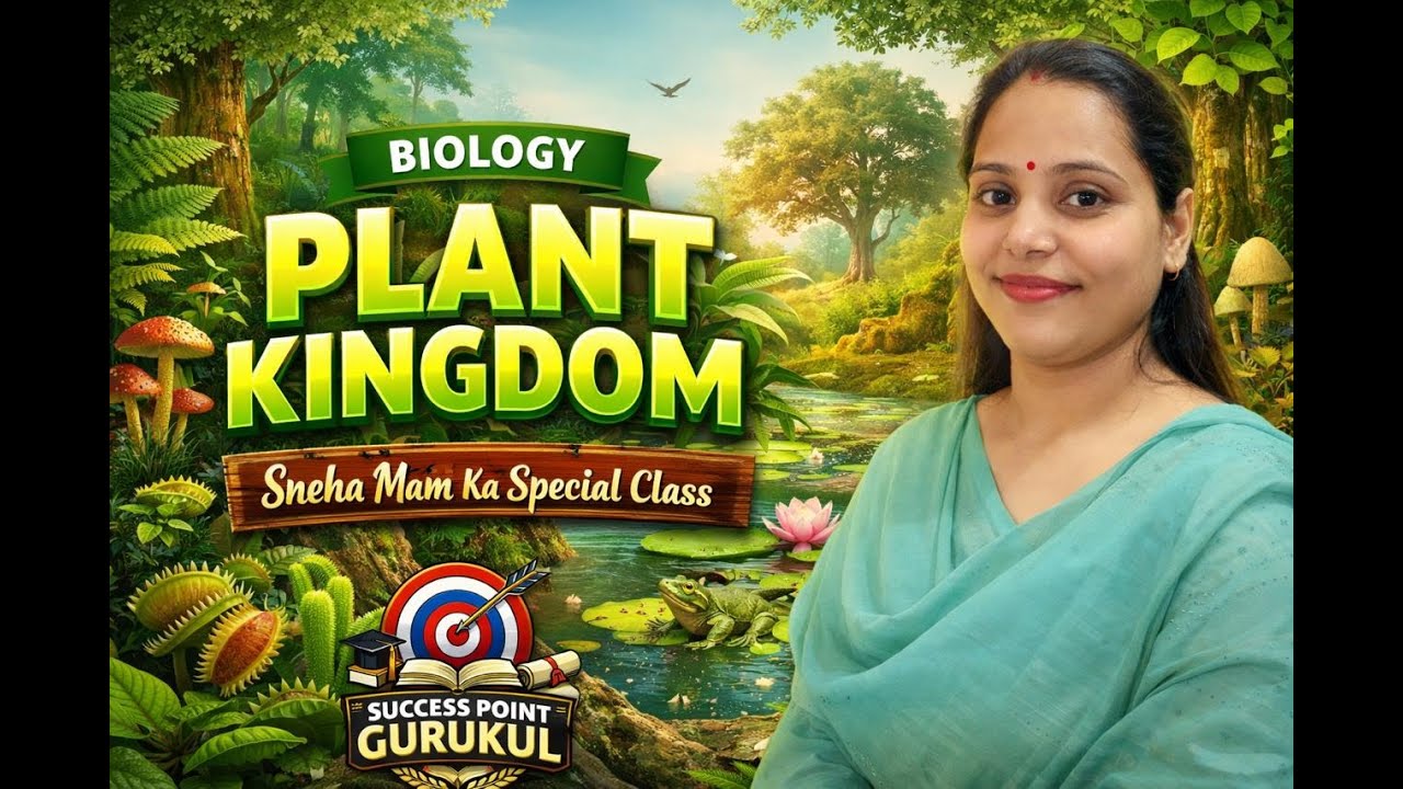 BIOLOGY / PLANT KINGDOM / SNEHA MAM / SUCCESS POINT GURUKUL