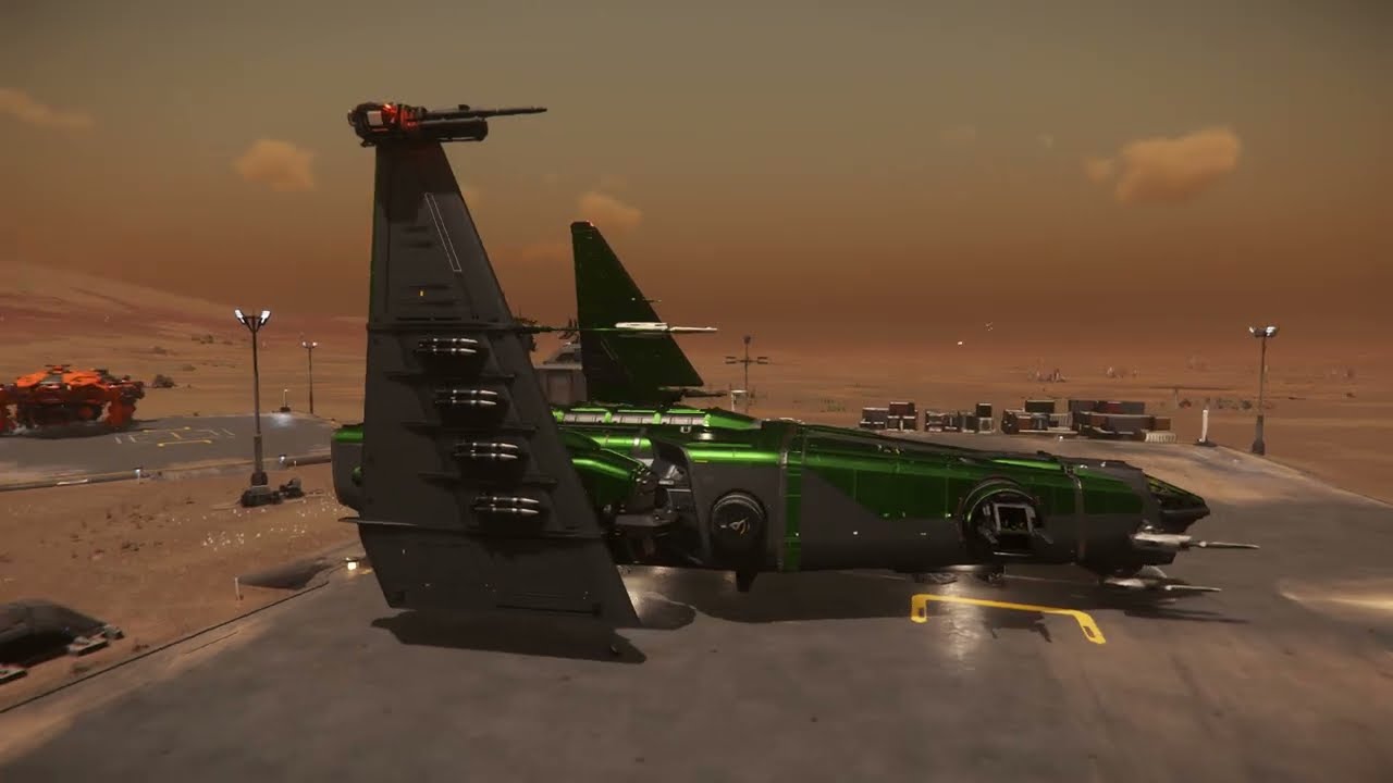 Star Citizen, Corsair and Ursa rover, space and ground