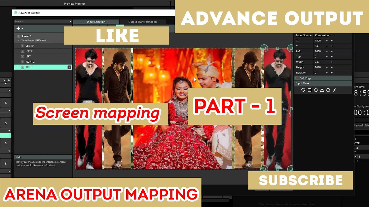 resolume mapping tutorial | arena advanced output | resolume arena beginner  | PART 1 #resolume