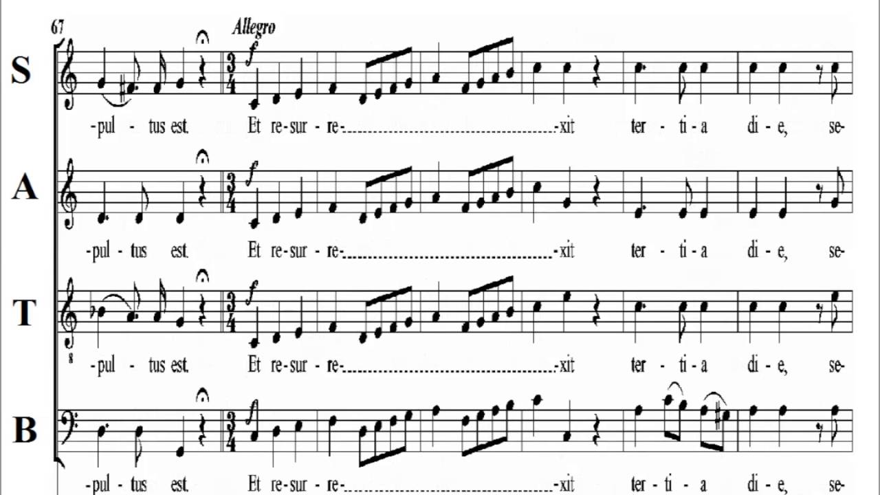 Mozart - Spaur Mass in C major - KV 258 - 3 Credo - Alto