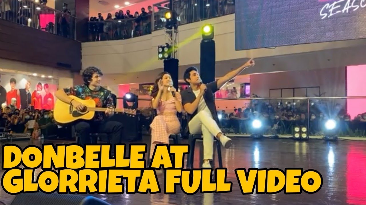 DONBELLE AT GLORIETTA LIVE! DONNY BINATI NA SI BELLE SA KANYANG BIRTHDAY 😍