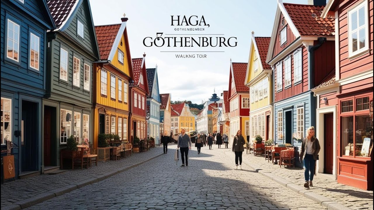 🇸🇪 Haga, Gothenburg | Sweden’s Most Charming 17th Century  Historic District | Walking tour 4K video