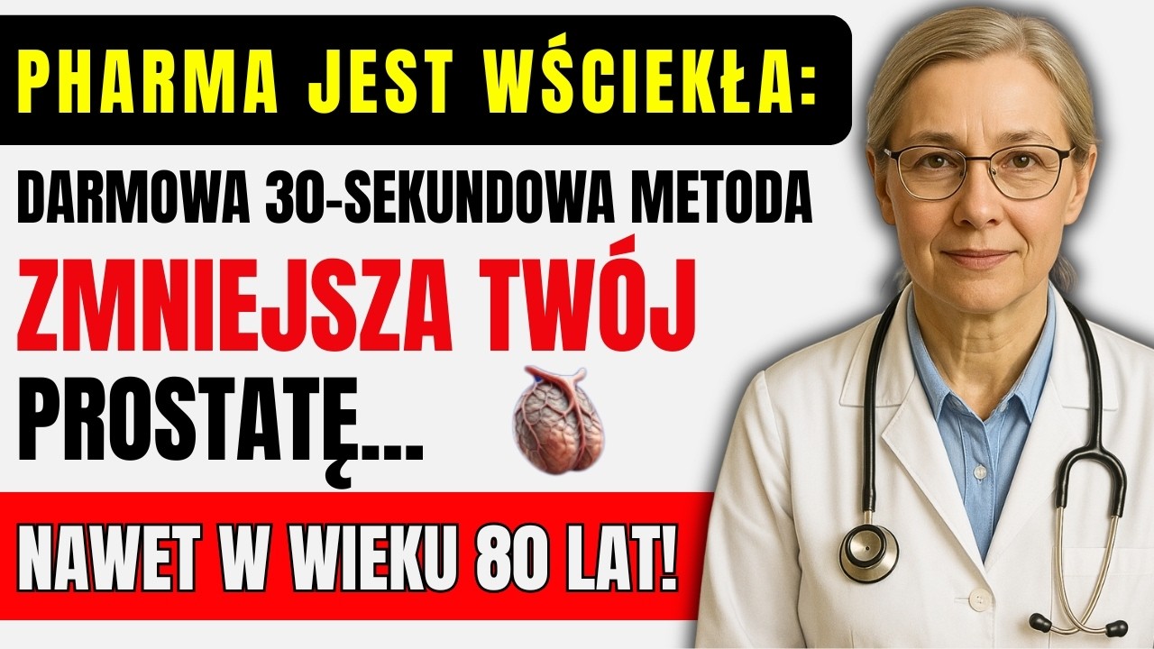 Mężczyźni po 60-tce: 30-sekundowy poranny trik, kt&oacute;ry naturalnie zmniejsza powiększoną prostatę