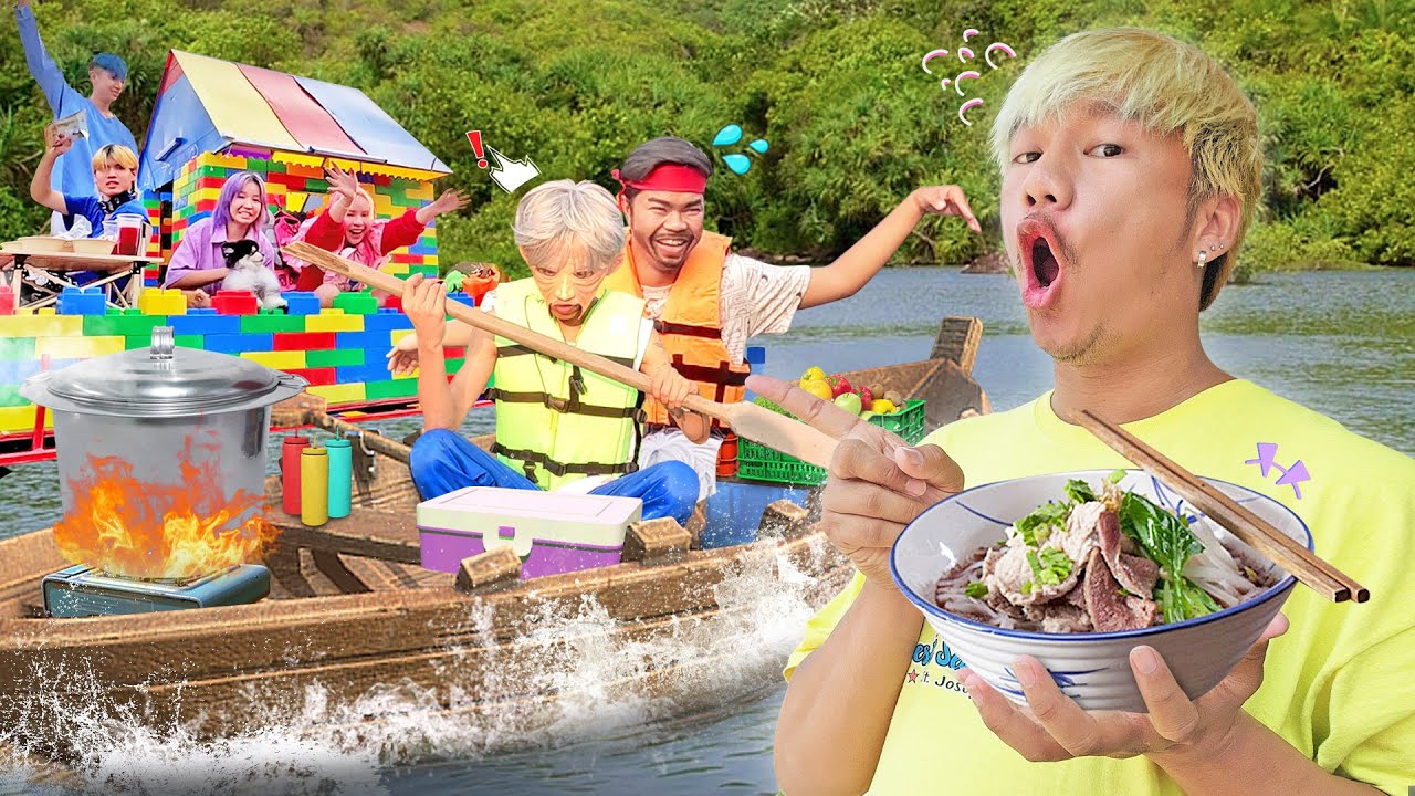 การผจญภัยของก๋วยเตี๋ยวบนเรือ มุ่งหน้าสู่เรือเลโก้ (กลัวเรือคว่ำชิหาย !!!)