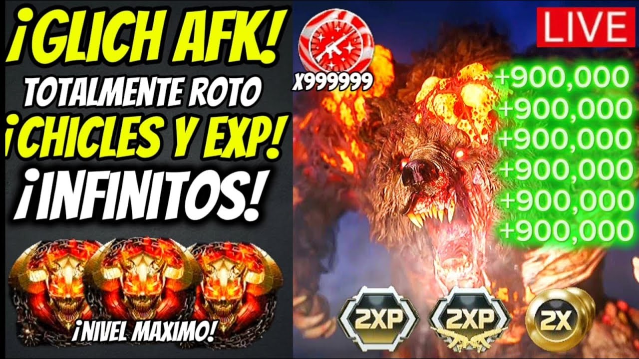 ✅¡BO7 GLICH AFK, CHICLES INFINITOS Y EXP! 🔥x2 DE EXP🔥ZOMBIES