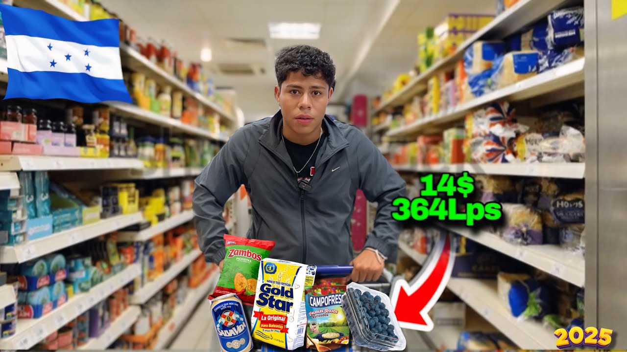 ASÍ ES UN SUPERMERCADO EN HONDURAS🇭🇳! Está todo muy costoso! 🛒💵