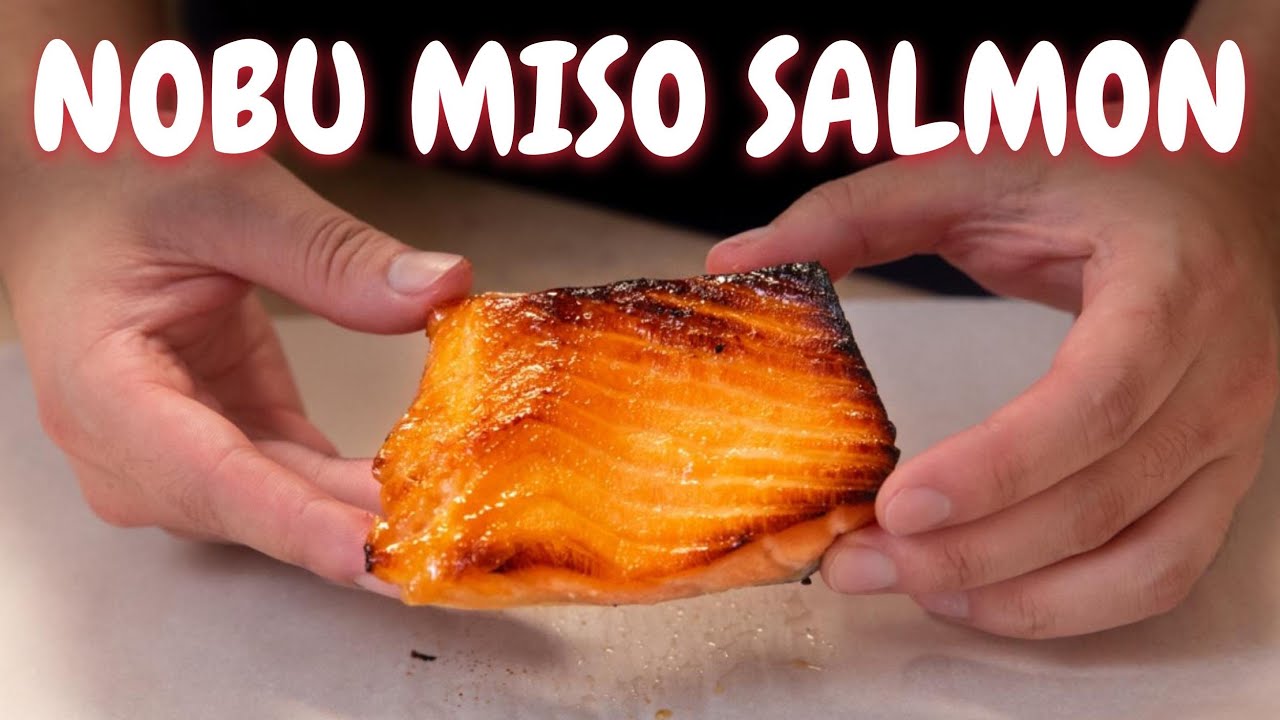 Рецепт домашнего лосося Нобу Мисо