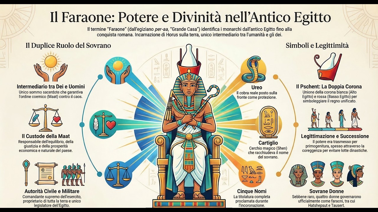Il Faraone potere e divinità