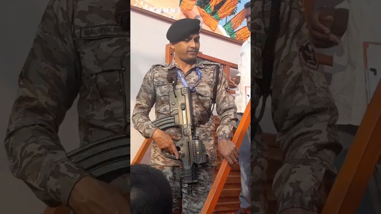 Dashing Central Reserve Police Force Officer #crpf #cisf #army #police #ips #capf #shorts