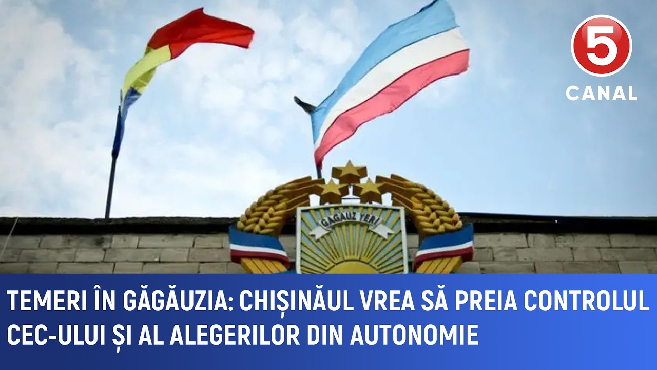 Temeri în Găgăuzia: Chișinăul vrea să preia controlul CEC și alegerilor din autonomie