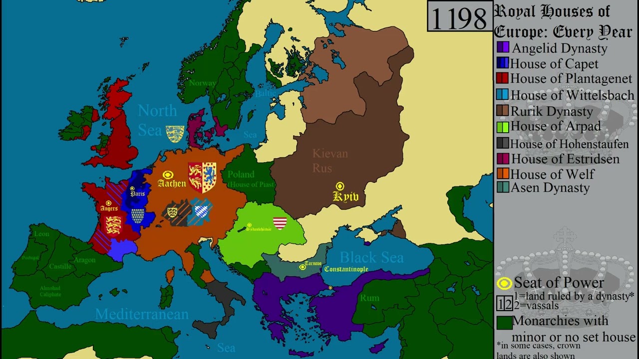 History of European Royal Houses/Dynasties: Every year