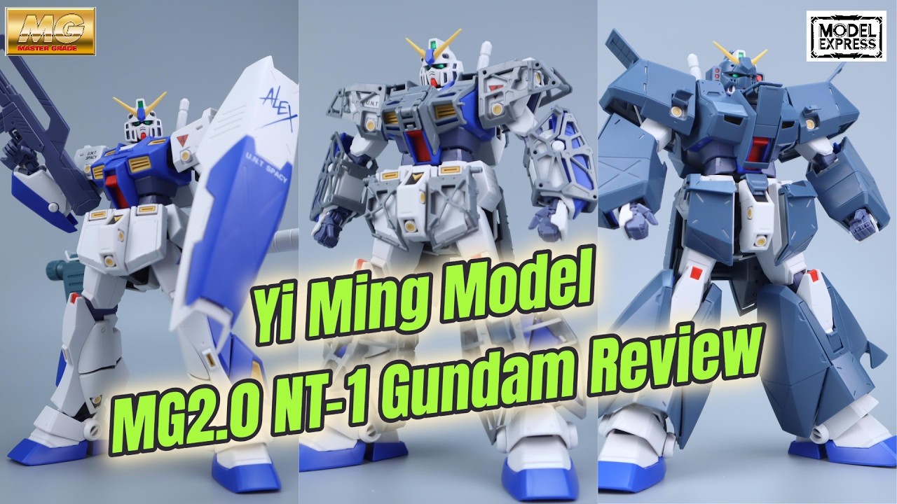 Обзор модели Yi Ming Model MG 2.0 NT-1 Gundam #gundam #gunpla #nt1 #0080poketwar