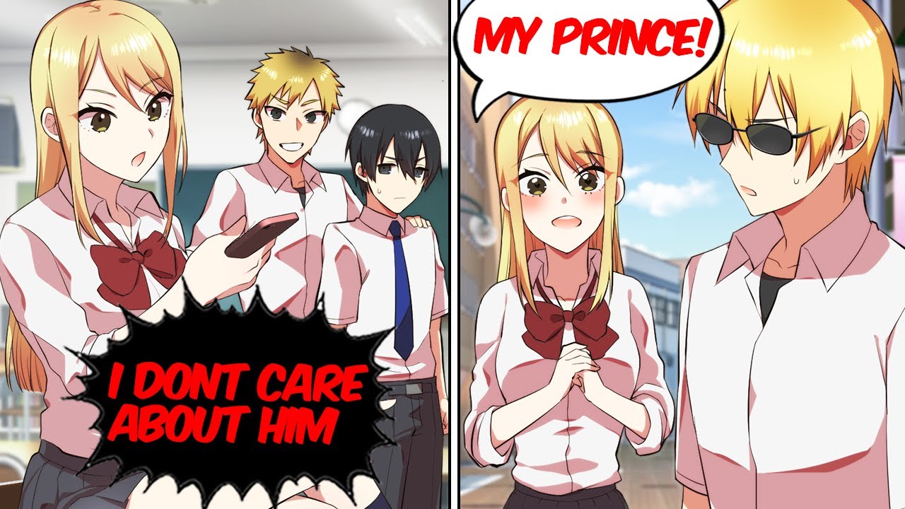 [Manga Dub] After I Dye My Hair To Blonde, Popular Girl In Class Fell For Me?! [RomCom]