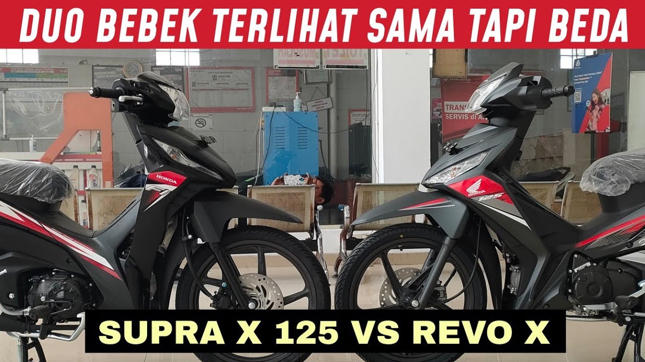 SUPRA X 125 VS REVO X APA SAJA BEDANYA⁉️