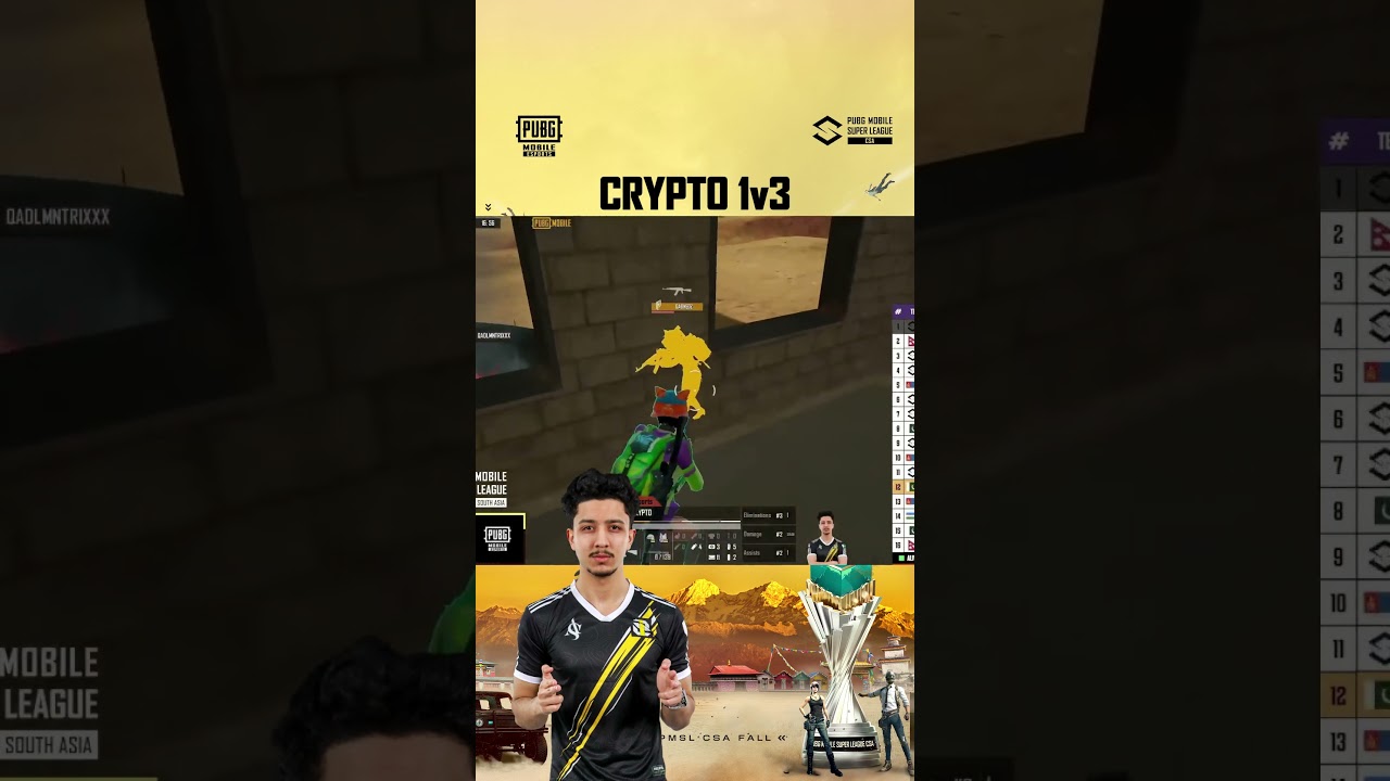 What a performance by Crypto! Ek dum calm aur calculated 1v3 💥