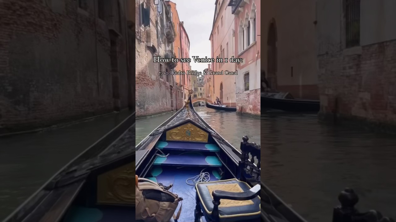Venice Italy in one day?! See everything with this itinerary! #travel #venice #veniceitaly