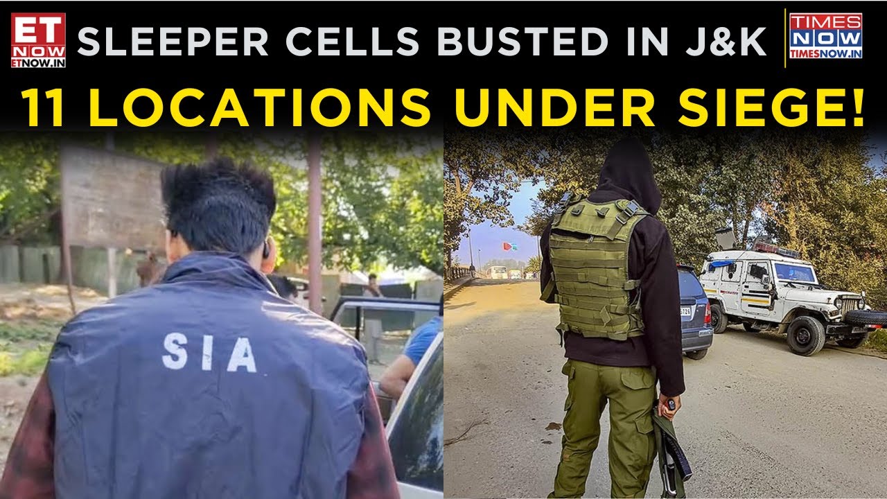 Breaking News: SIA Targets Sleeper Cells In Jammu & Kashmir, 11 Locations Raided, Watch Now | ET Now