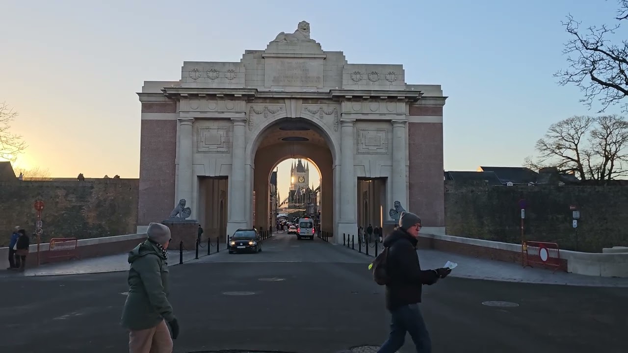 The Menin Gate - recalling the horror of the Ypres salient in WW1.