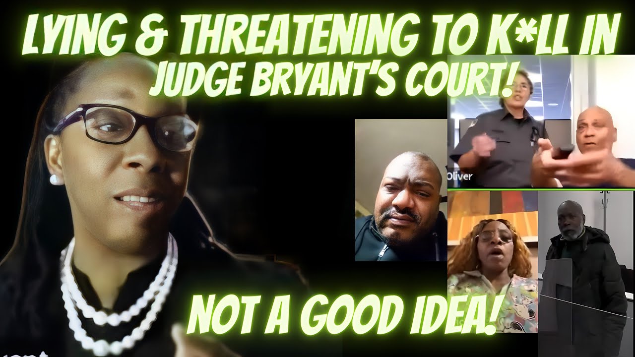 Lying & Violating Court Orders by Making Threats in Judge Bryant's Court Will Not End Well!