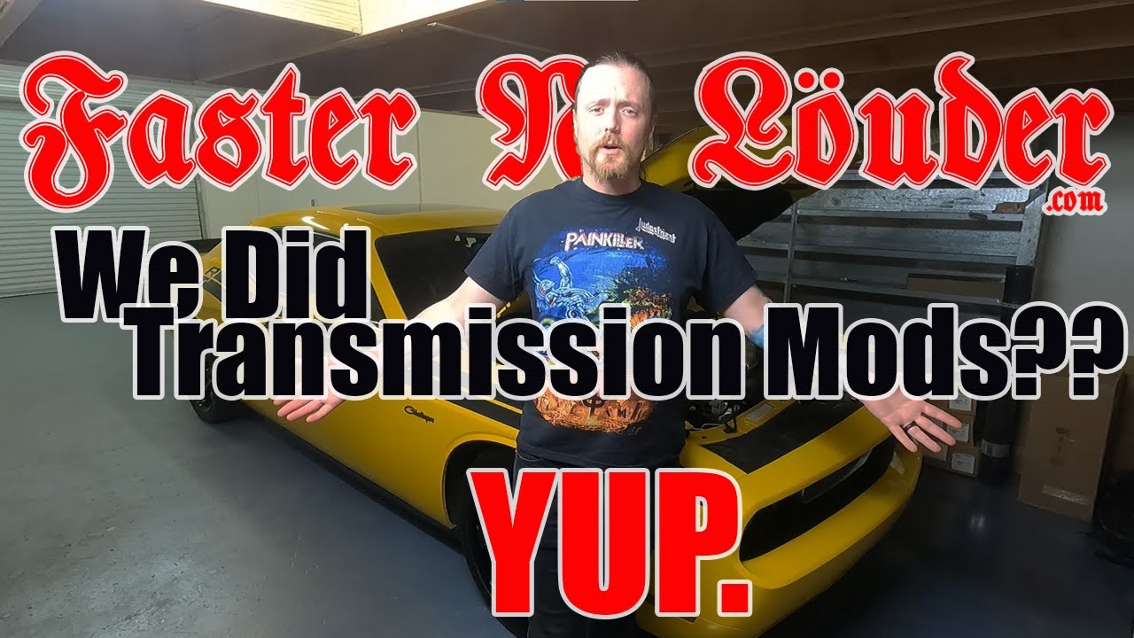 Faster N' Louder | We Did Transmission Mods on the Challenger? | Nag1 Automatic Tuning
