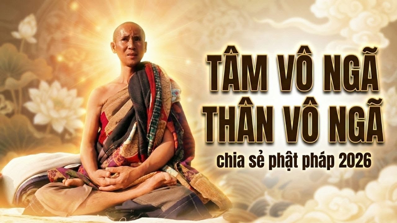 Phật tử hỏi TÂM VÔ NGÃ – THÂN VÔ NGÃ, Sư Minh Tuệ Chia Sẻ Phật Pháp 2026