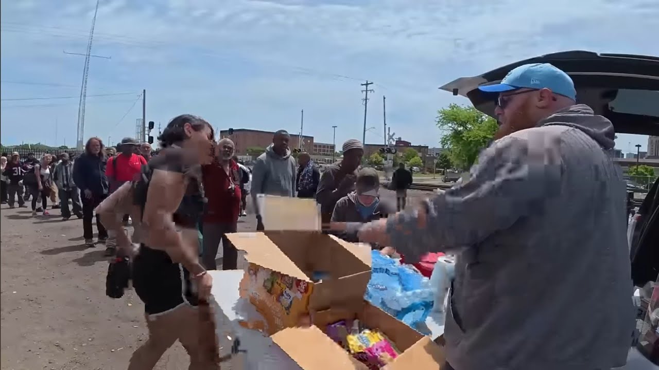 Attacked while feeding the homeless.
