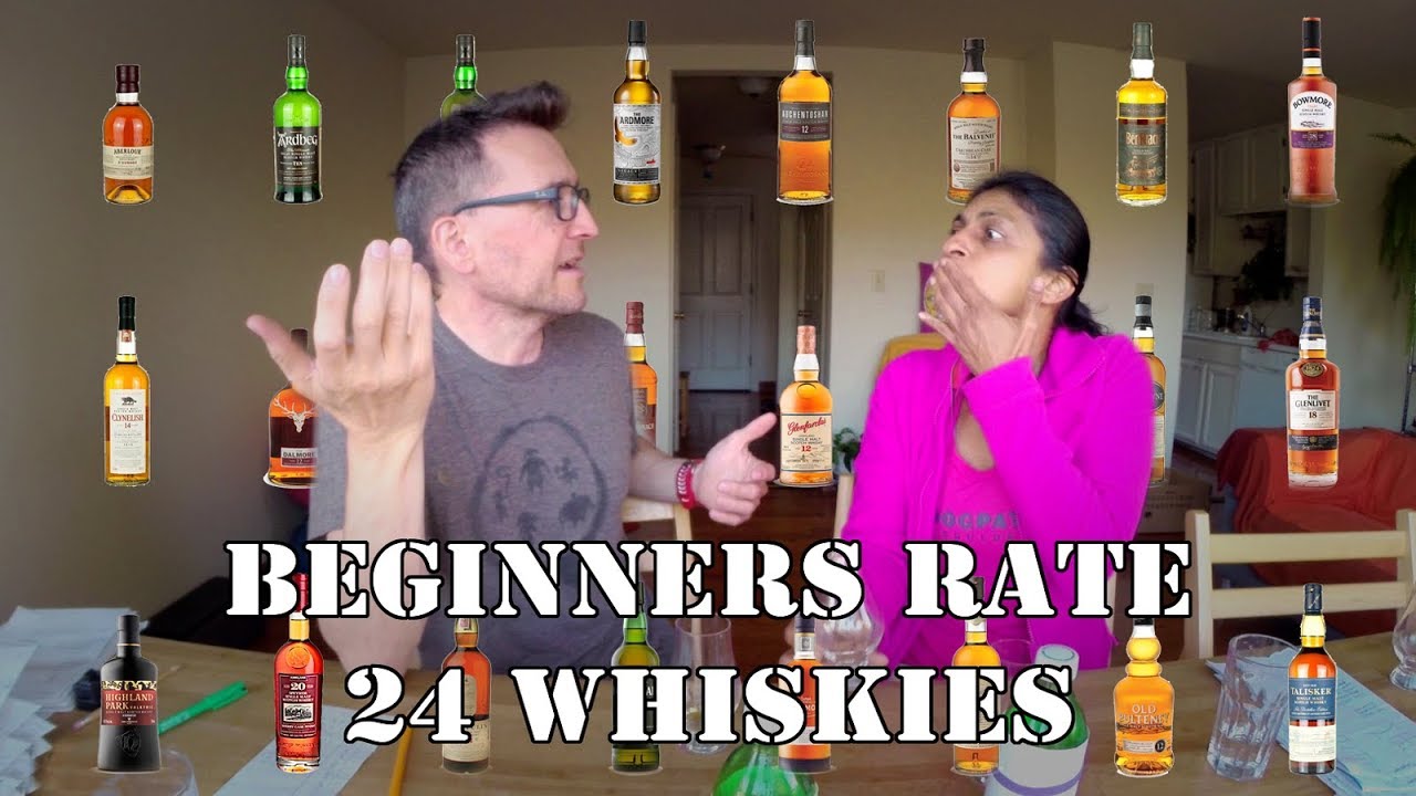 Scotch Whisky Challenge - Beginners blind taste 24 Whiskies