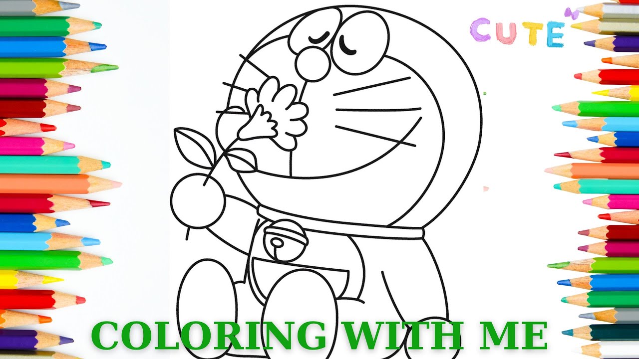 COLORING WITH ME - DORAEMON CUTE