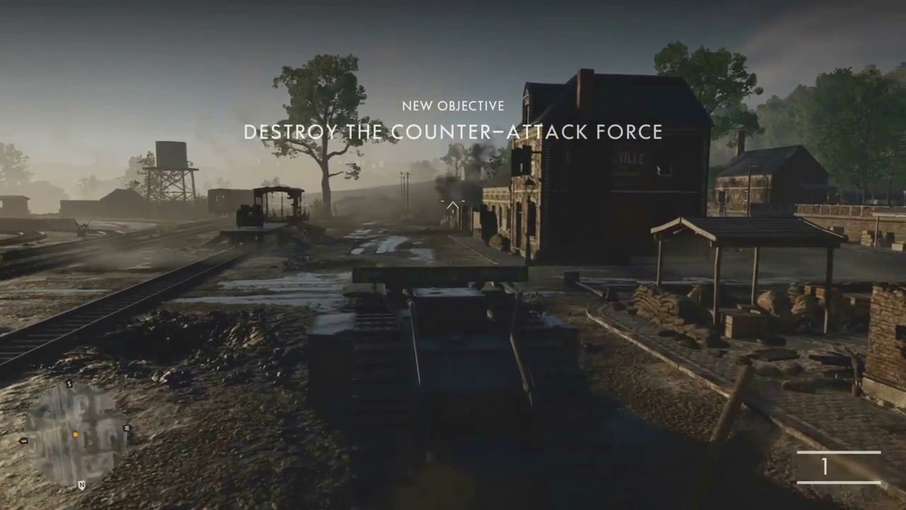 Battlefield 1 - Destroy the counter attack force (2nd part) on Hard